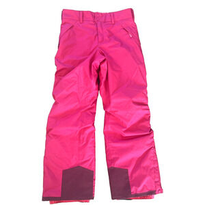 Patagonia Girls XL 14 H2NO Snow Pants Snowboarding Skiing Hot Bright Pink